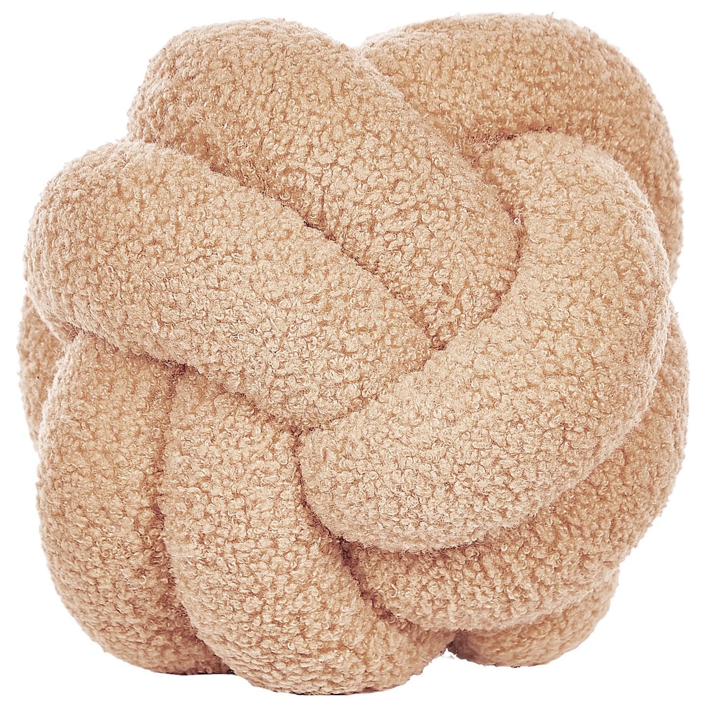 Dekokissen MALNI Bouclé 19 x 19 cm Sandbeige Ohne Muster