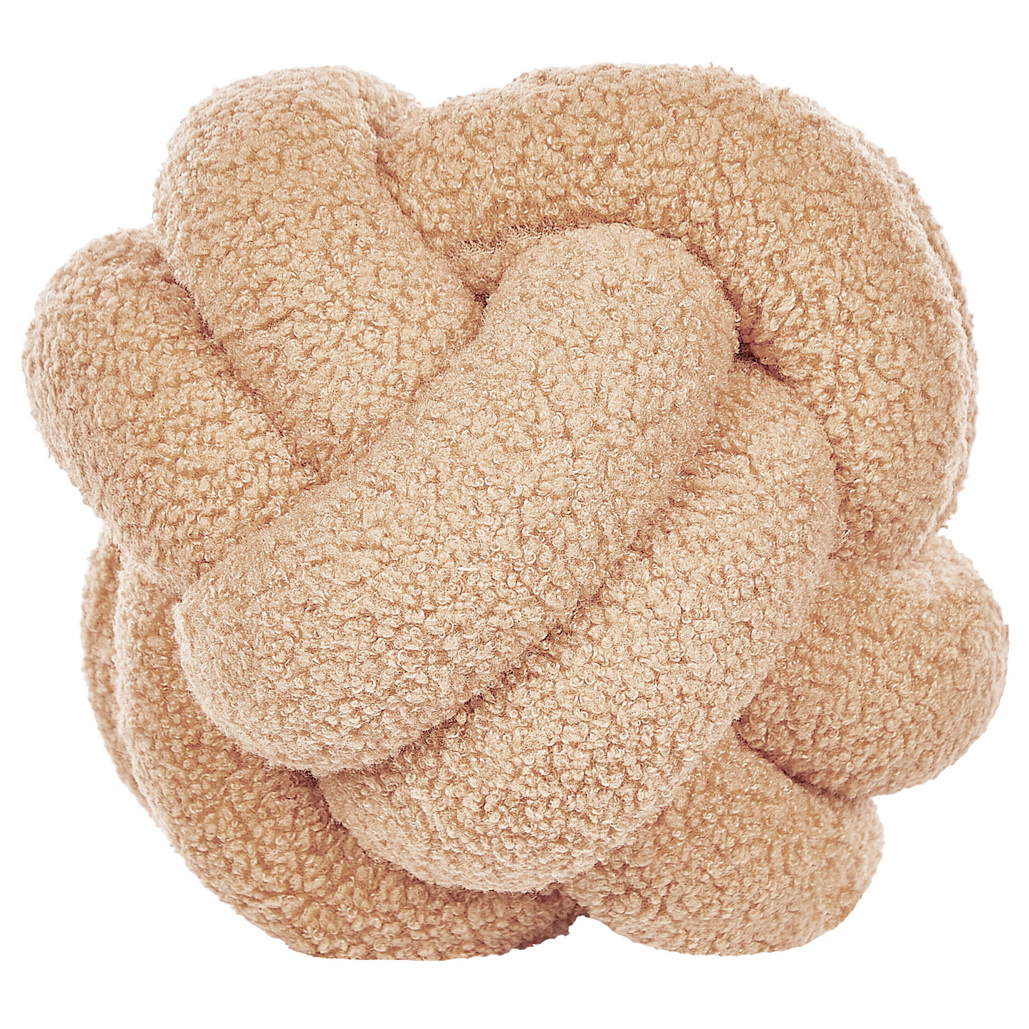 Dekokissen 2er Set MALNI Bouclé 19 x 19 cm Sandbeige Ohne Muster