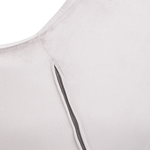 Bürostuhl drehbar LABELLE Samtstoff Grau