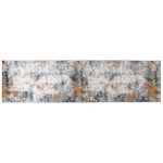 Teppich mehrfarbig 80 x 300 cm abstraktes Muster Kurzflor SHATIN