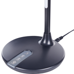 LED Schreibtischlampe DRACO mit Dimmer Metall Schwarz