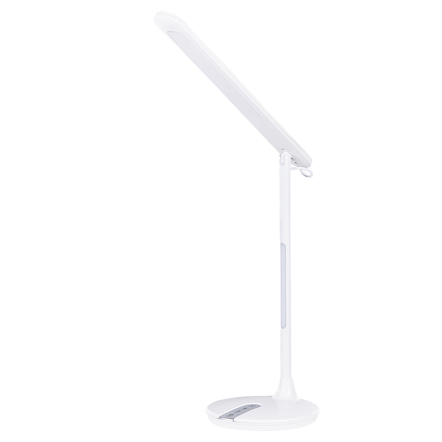 Schreibtischlampe LED Metall weiss 38 cm verstellbar DRACO