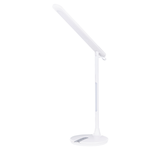 Schreibtischlampe LED Metall weiss 38 cm verstellbar DRACO