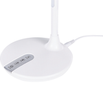 Schreibtischlampe LED Metall weiss 38 cm verstellbar DRACO