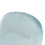 Bürostuhl drehbar PRIDDY Samtstoff Mintgrün