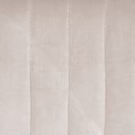 Bürostuhl drehbar SANILAC Samtstoff Taupe