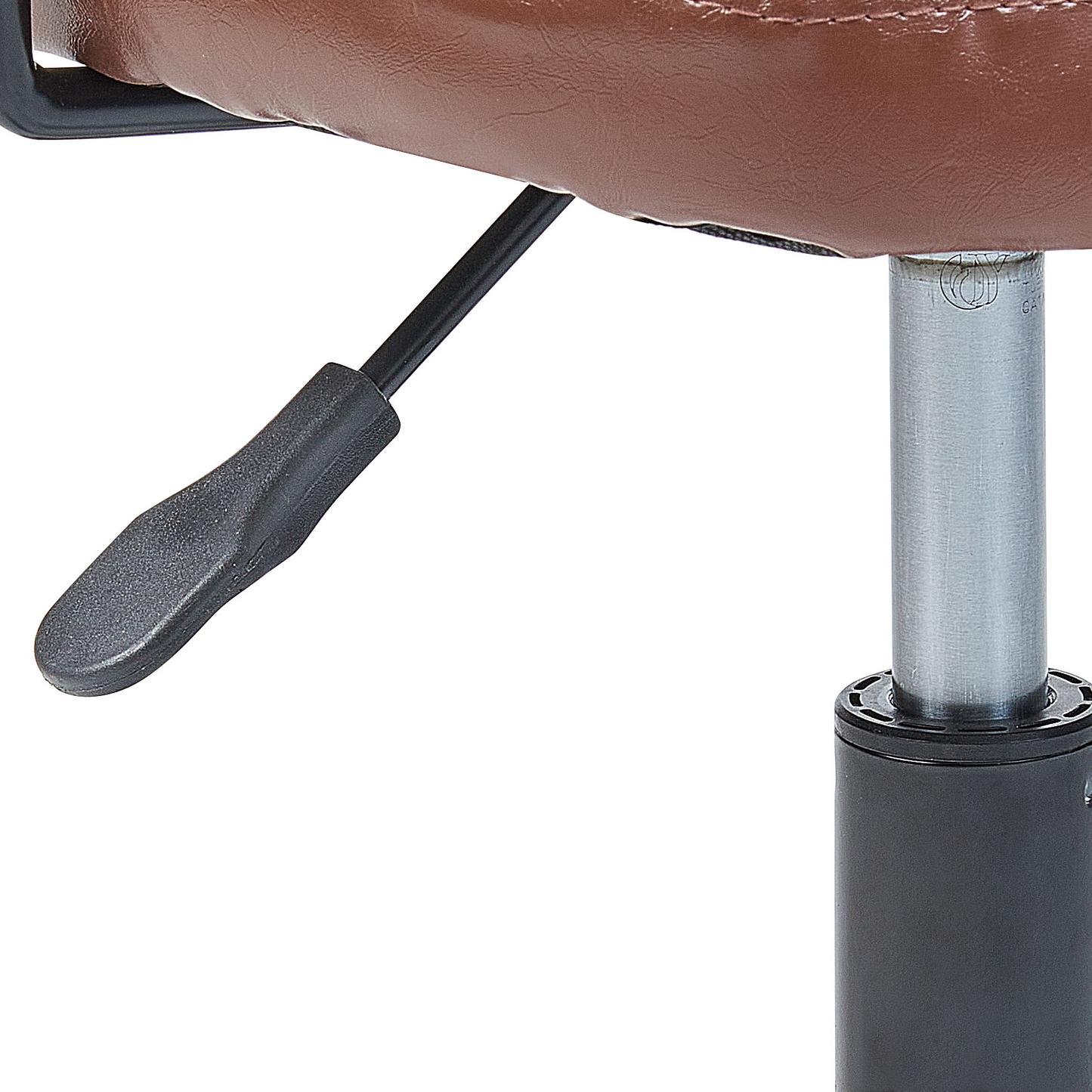 Bürostuhl drehbar ALGERITA Kunstleder Braun