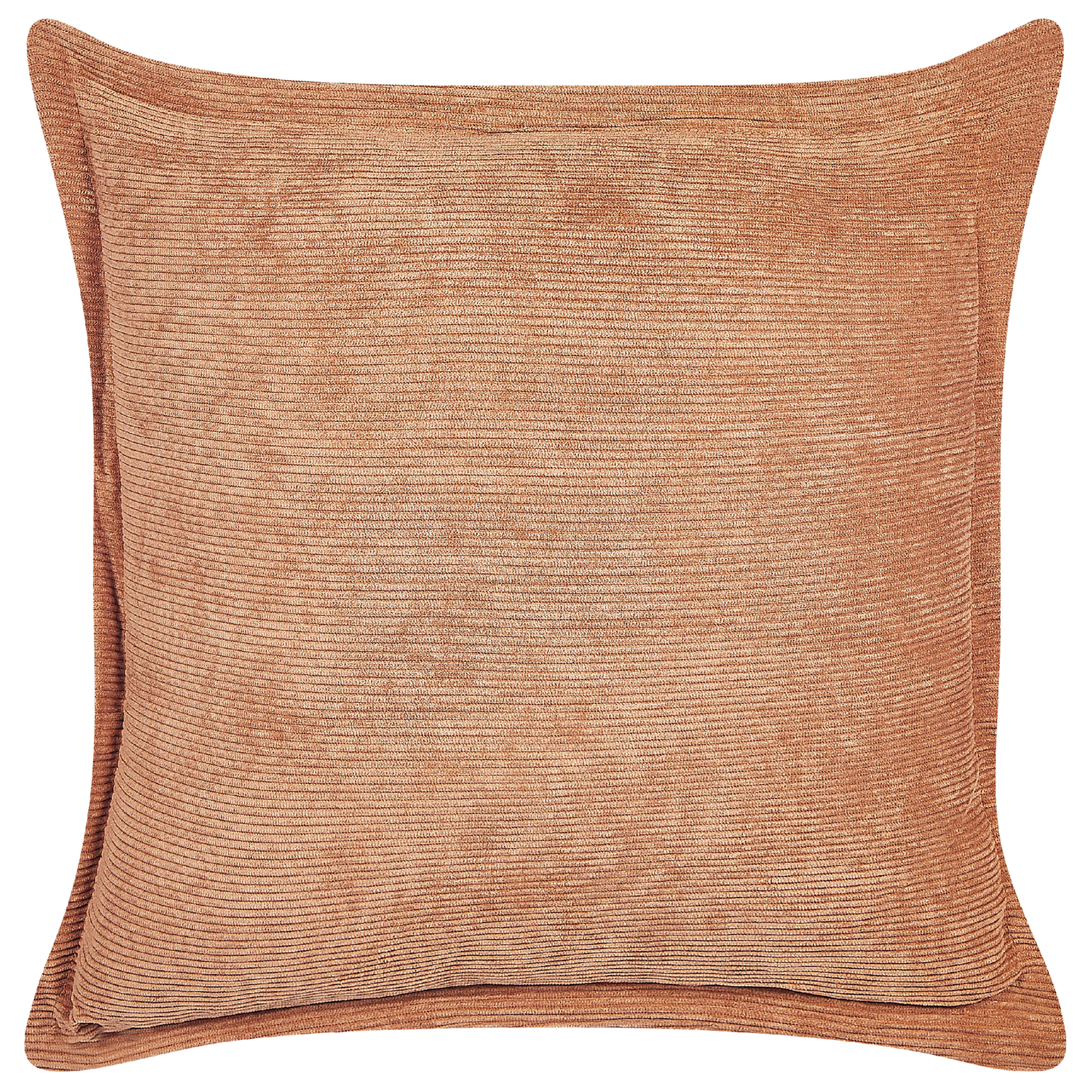 Dekokissen 2er Set ZINNIA Cord 43 x 43 cm Orange Ohne Muster