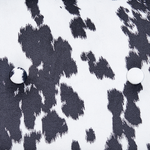 Bürostuhl Samtstoff Schwarz-Weiss ALGERITA