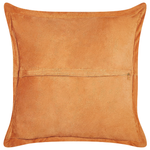 Dekokissen 2er Set ZINNIA Cord 43 x 43 cm Orange Ohne Muster