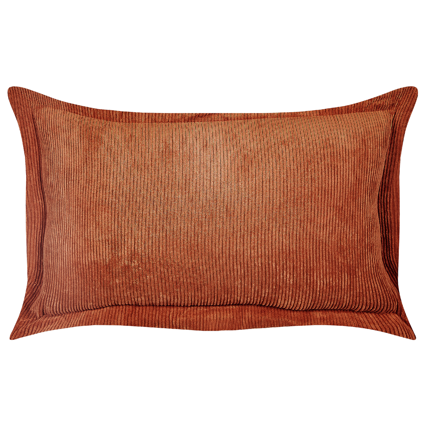 Dekokissen 2er Set ZINNIA Cord 47 x 27 cm Goldbraun Ohne Muster