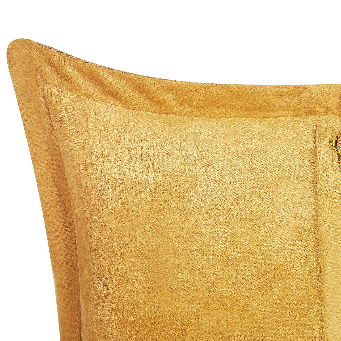 Dekokissen 2er Set ZINNIA Cord 47 x 27 cm Senfgelb Ohne Muster