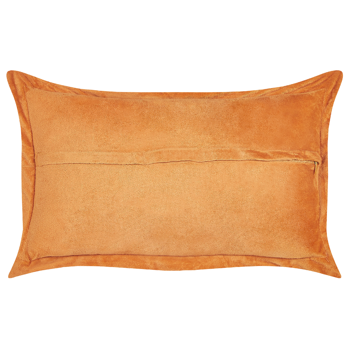 Dekokissen 2er Set ZINNIA Cord 47 x 27 cm Orange Ohne Muster