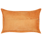 Dekokissen 2er Set ZINNIA Cord 47 x 27 cm Orange Ohne Muster