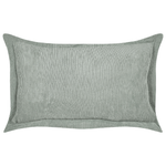 Dekokissen 2er Set ZINNIA Cord 47 x 27 cm Hellgrün Ohne Muster