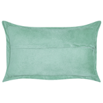 Dekokissen 2er Set ZINNIA Cord 47 x 27 cm Hellgrün Ohne Muster