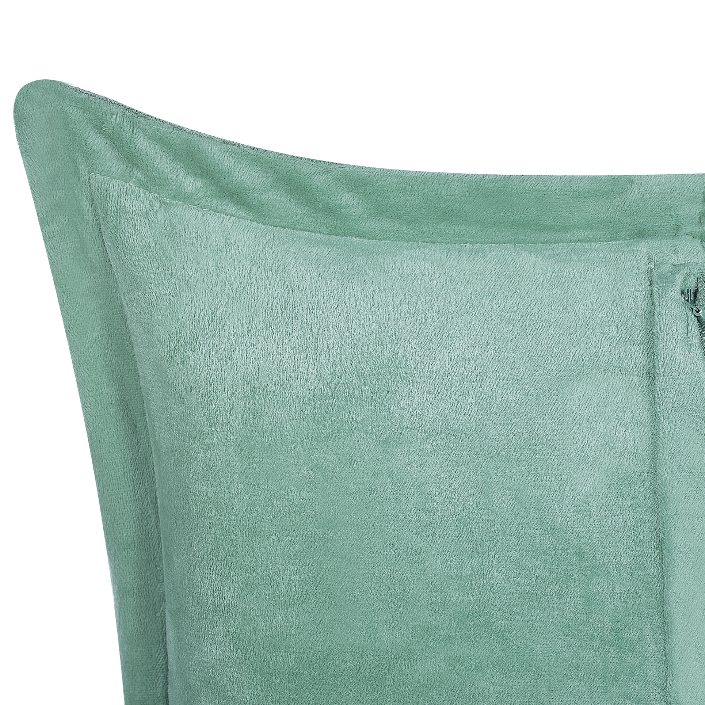 Dekokissen 2er Set ZINNIA Cord 47 x 27 cm Hellgrün Ohne Muster