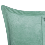 Dekokissen 2er Set ZINNIA Cord 47 x 27 cm Hellgrün Ohne Muster