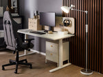 LED Stehlampe ANDROMEDA mit Dimmer Metall Weiss