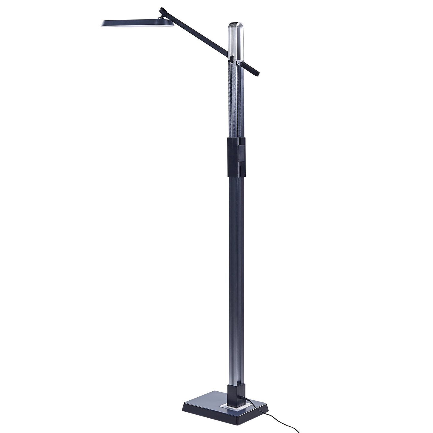 LED Stehlampe AQUARIUS mit Dimmer Metall Dunkelgrau