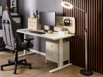 LED Stehlampe CARINA mit Dimmer Metall Dunkelgrau