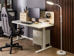 LED Stehlampe CASSIOPEIA mit Dimmer Metall Weiss