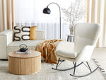 Schaukelsessel ANASET Bouclé Creme