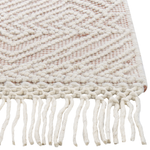 Teppich Wolle beige / braun 160 x 230 cm geometrisches Muster KESTEL