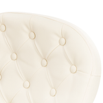 Bürostuhl Kunstleder beige höhenverstellbar PRINCESS