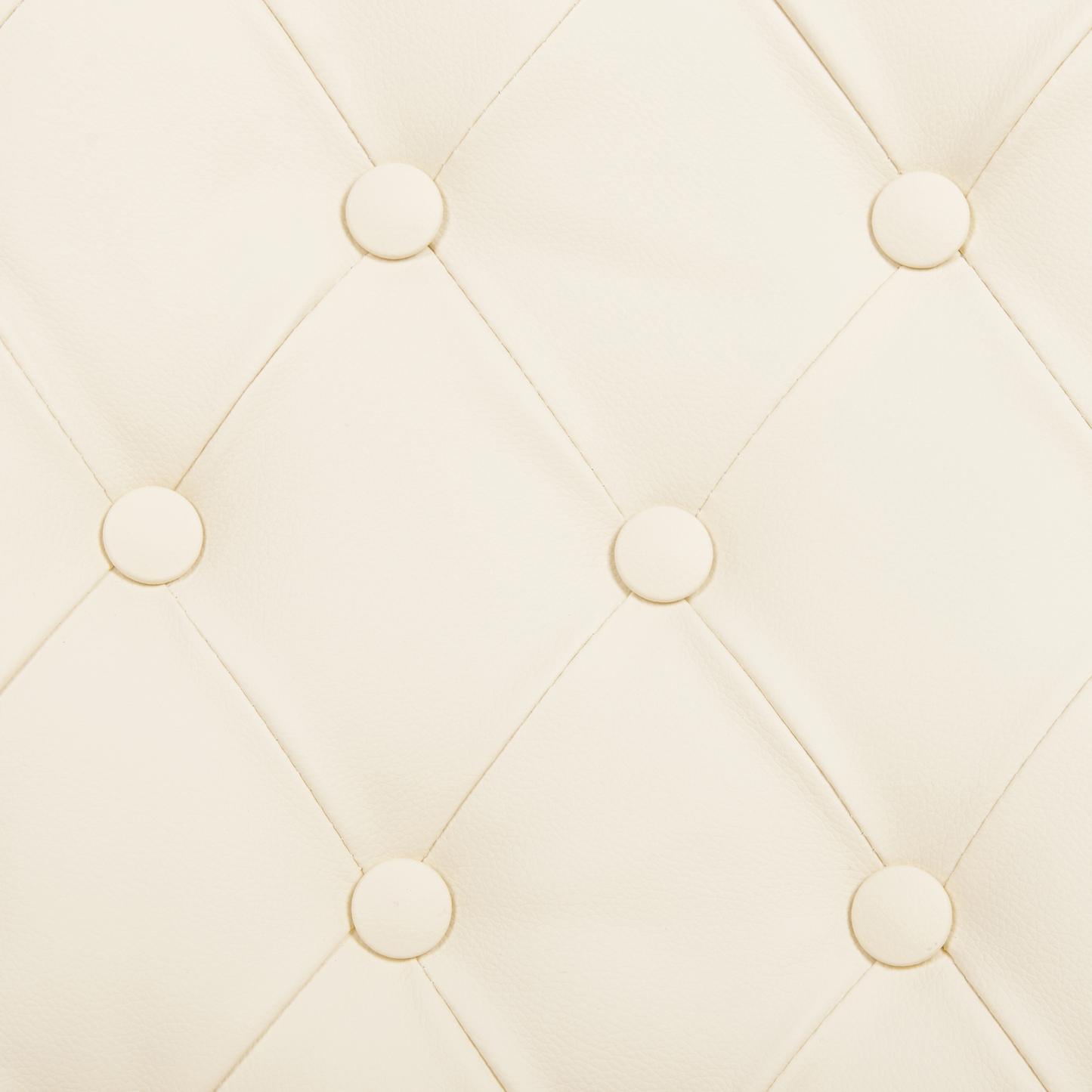 Bürostuhl Kunstleder beige höhenverstellbar PRINCESS