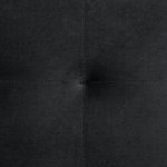 Schlafsofa 3-Sitzer Samtstoff schwarz ABERDEEN