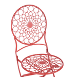 Bistro Set klappbar SCARIO Metall Rot