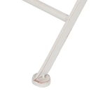 Outdoor Bistrotisch STIFFE 70 cm 70 cm Metall Weiss