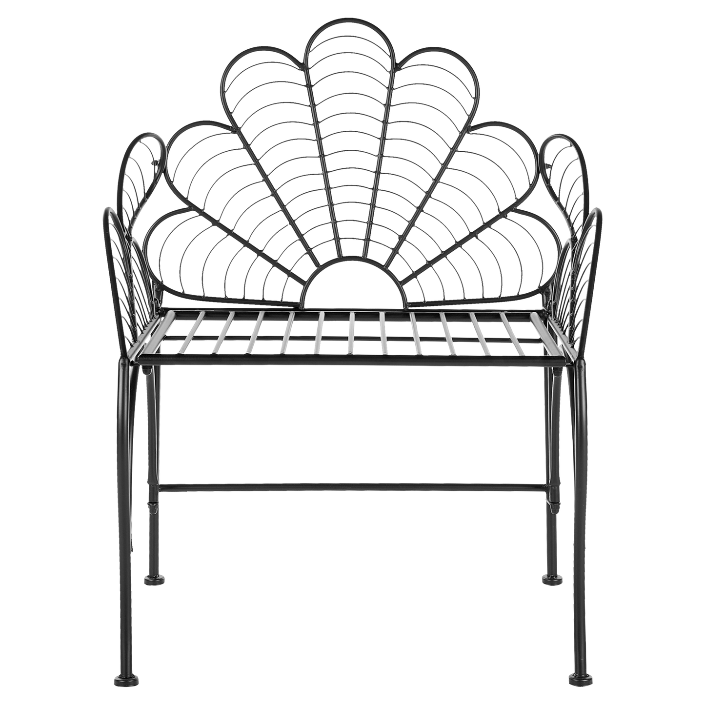 Gartenstuhl LIGURIA Metall Schwarz