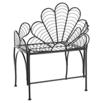 Gartenstuhl LIGURIA Metall Schwarz