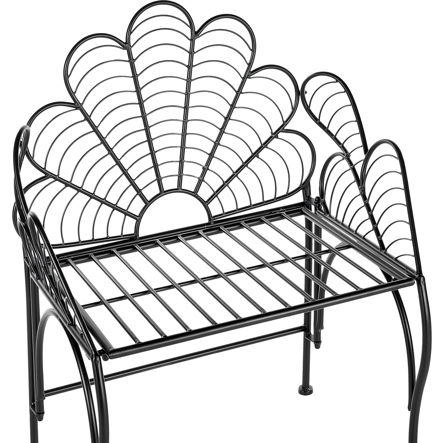 Gartenstuhl LIGURIA Metall Schwarz