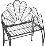 Gartenstuhl LIGURIA Metall Schwarz