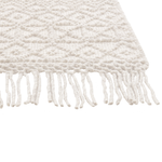 Teppich Wolle hellbeige 200 x 300 cm Kurzflor ALUCRA