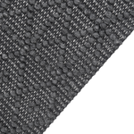 Teppich Wolle schwarz 160 x 230 cm Kurzflor ALUCRA