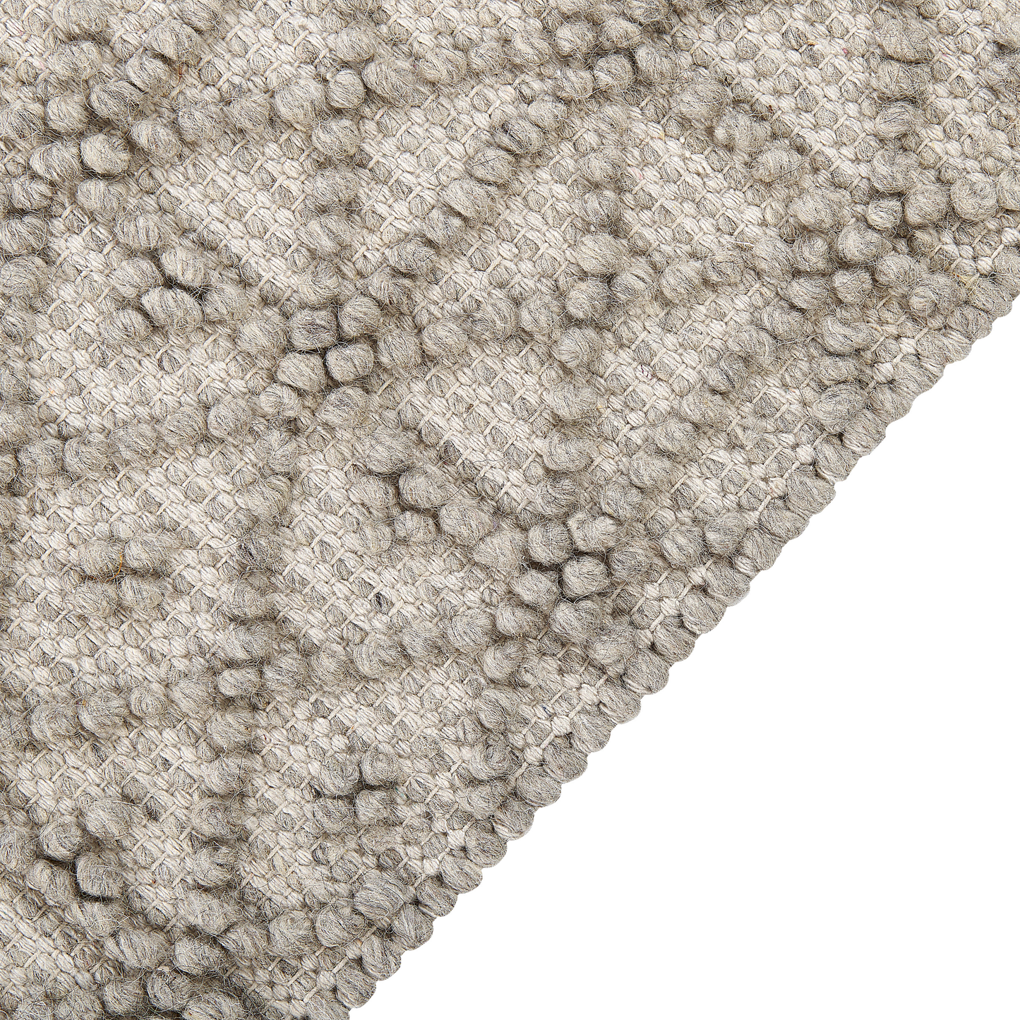 Teppich Wolle sandbeige 160 x 230 cm Kurzflor ALUCRA