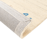 Gabbeh Teppich Wolle helles Beige 160 x 230 cm Hochflor YALI
