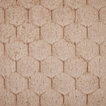 Dekokissen 2er Set PURSLANE Webpelz 43 x 43 cm Sandbeige Geometrisches Muster