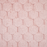 Dekokissen 2er Set PURSLANE Webpelz 43 x 43 cm Pastellrosa Geometrisches Muster