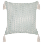 Dekokissen 2er Set HAKONE 42 x 42 cm Mintgrün Geometrisches Muster