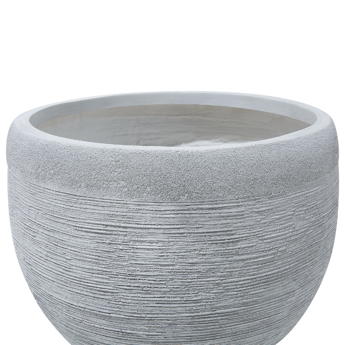 Blumentopf weiss rund 50 x 50 x 39 cm ZAKROS