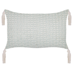 Dekokissen 2er Set HAKONE 45 x 25 cm Mintgrün Geometrisches Muster