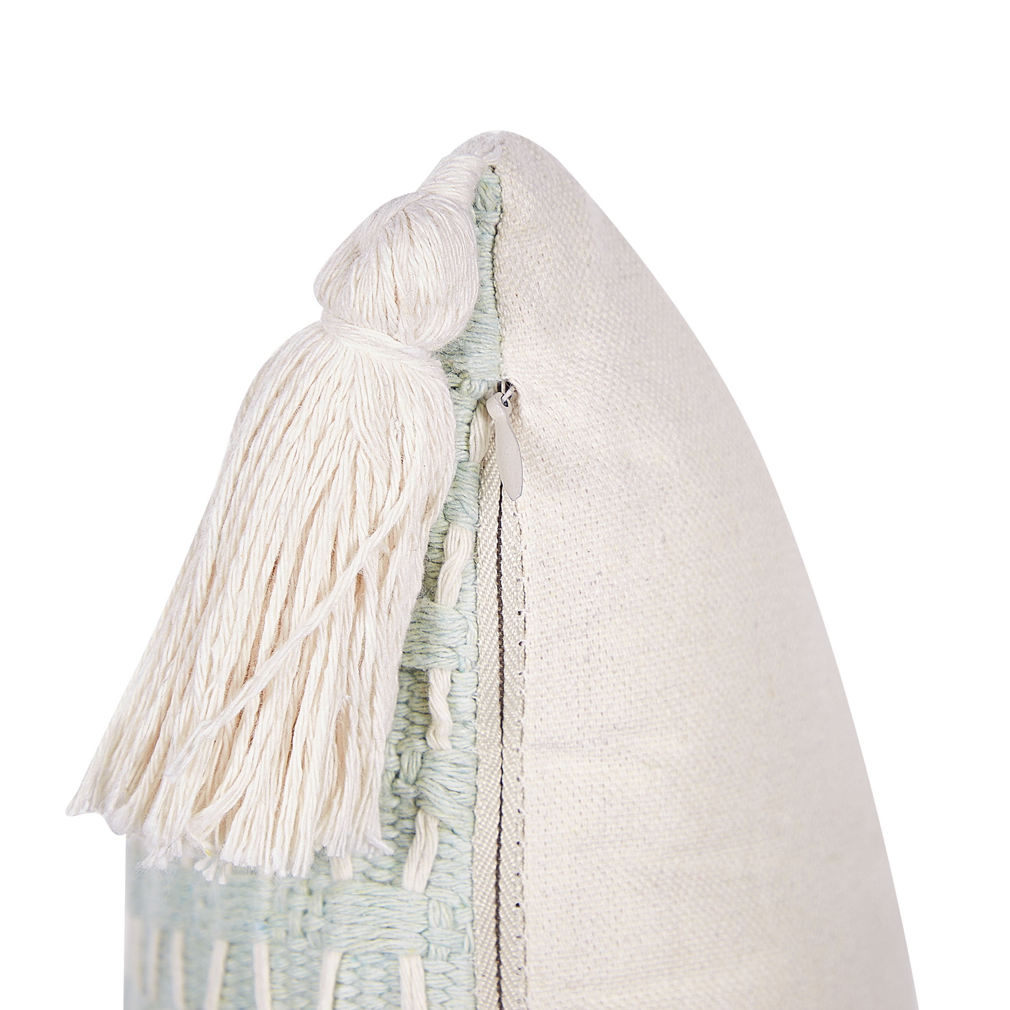 Dekokissen 2er Set HAKONE 45 x 25 cm Mintgrün Geometrisches Muster