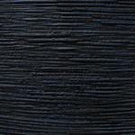 Blumenkübel ZAKROS Keramik 50 cm Schwarz
