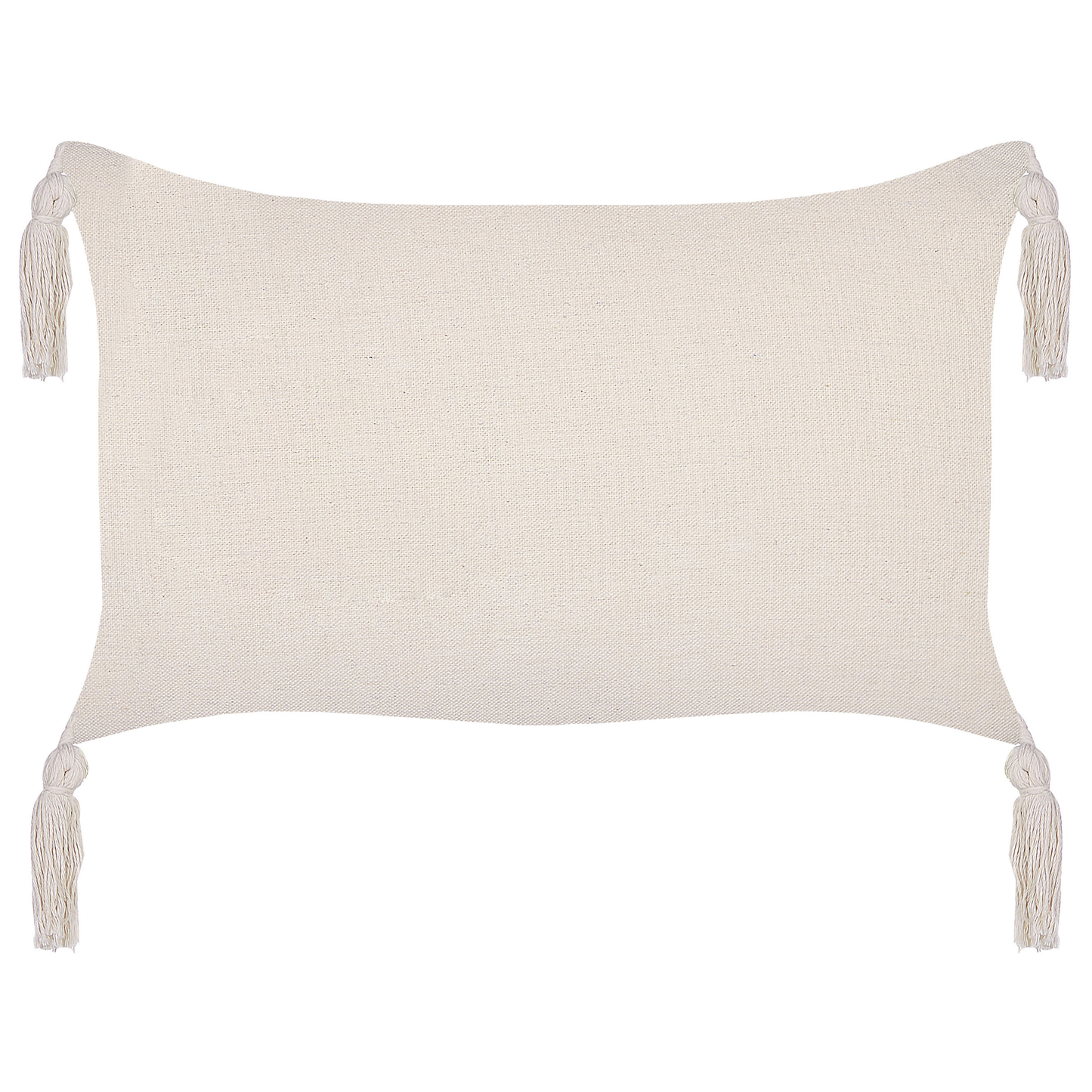 Dekokissen 2er Set HAKONE 45 x 25 cm Hellbeige Geometrisches Muster