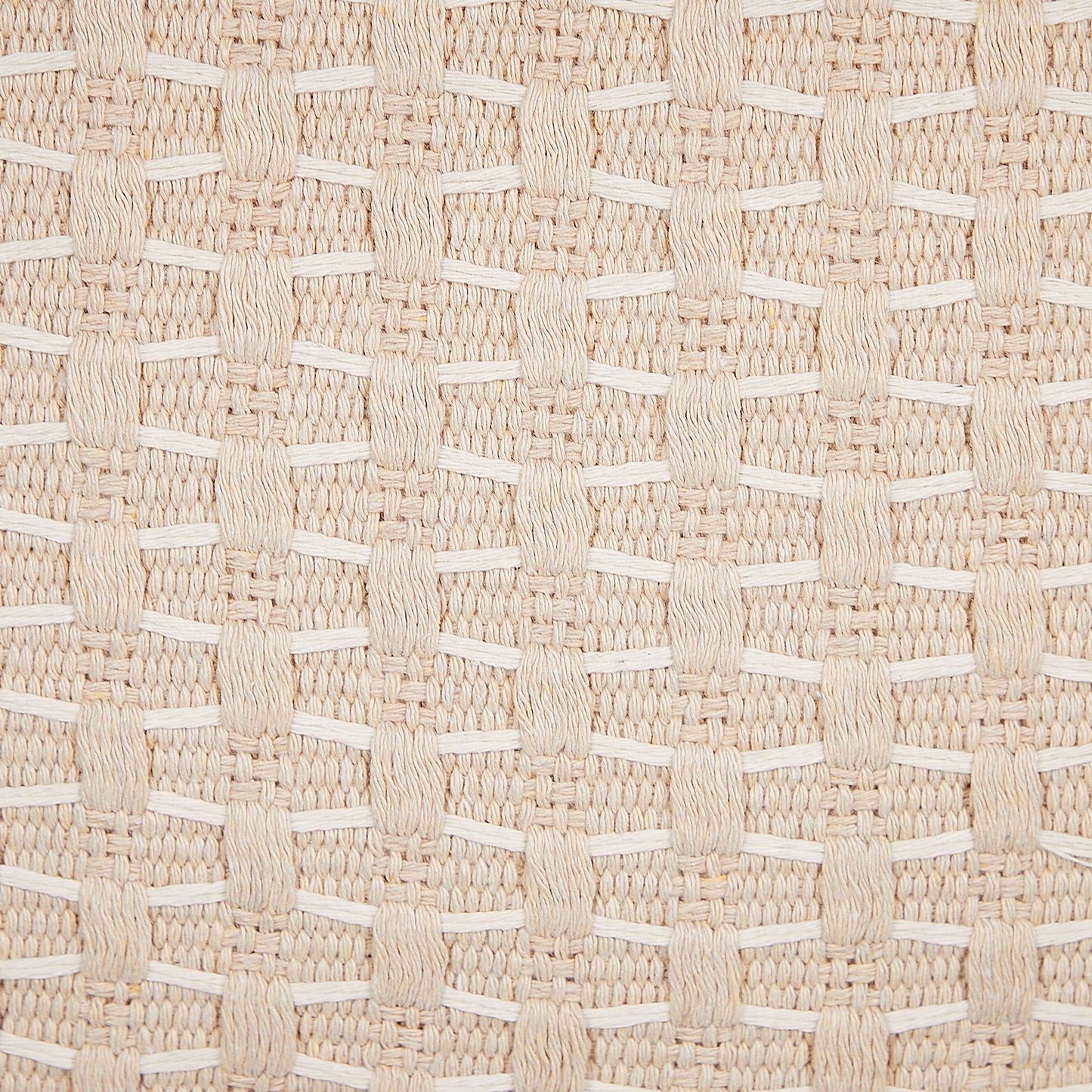 Dekokissen 2er Set HAKONE 45 x 25 cm Hellbeige Geometrisches Muster